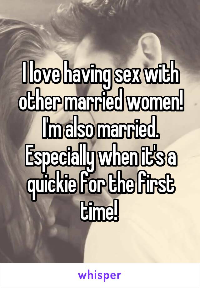 I love having sex with other married women! Im also married pic pic