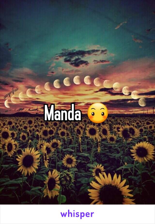 Manda 😶