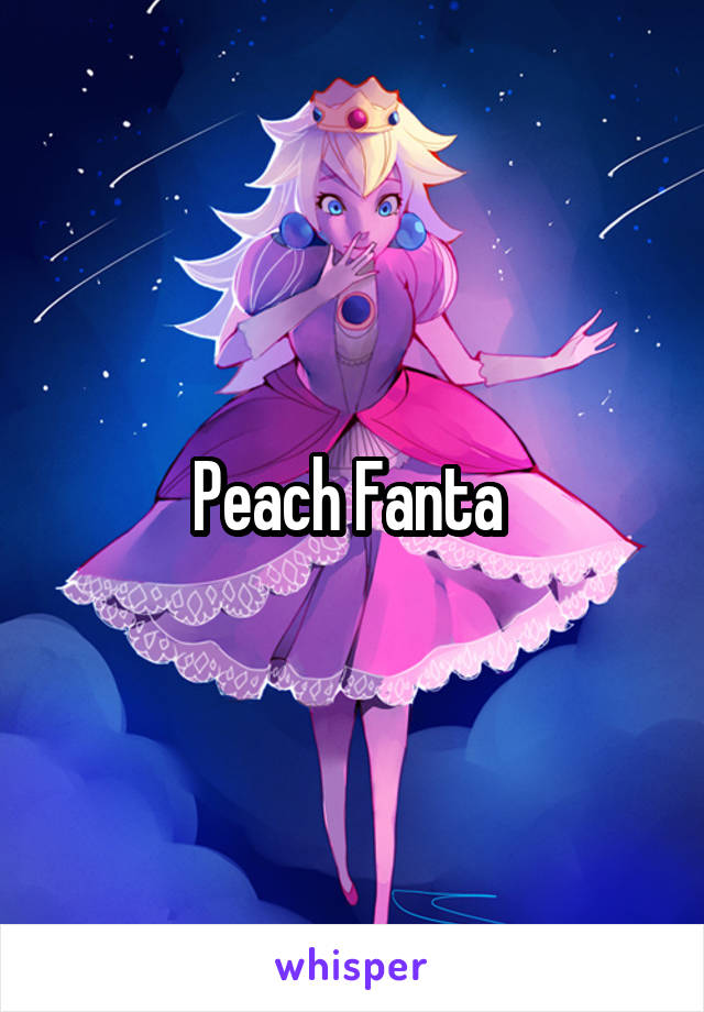 Peach Fanta 