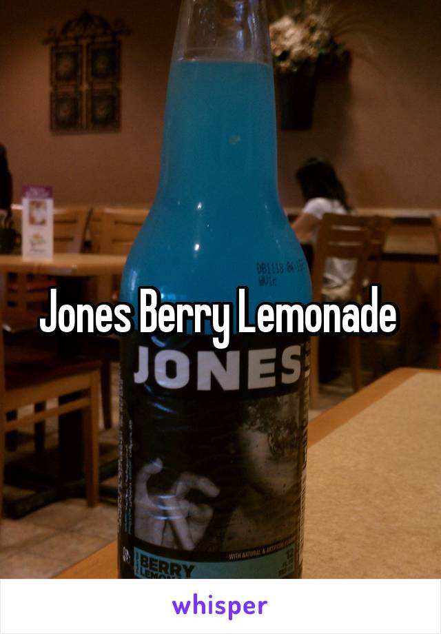 Jones Berry Lemonade 