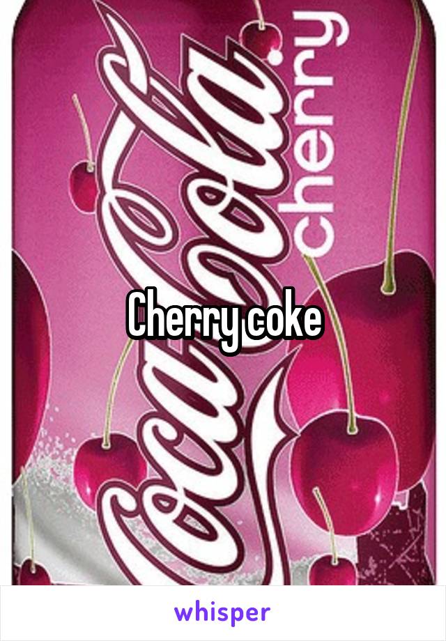 Cherry coke