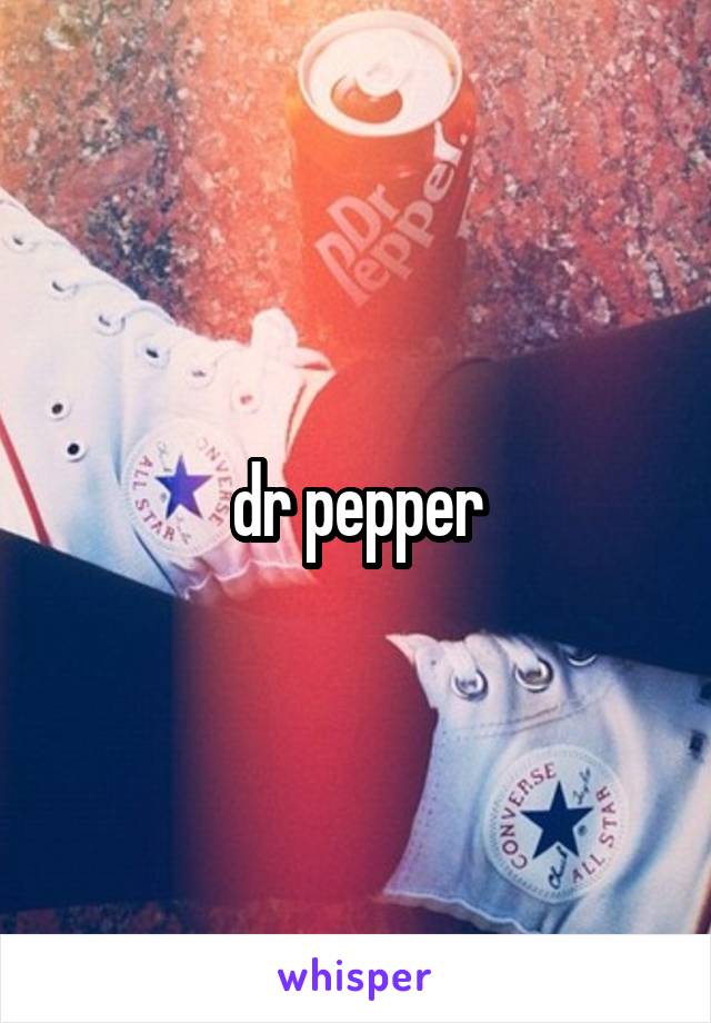 dr pepper