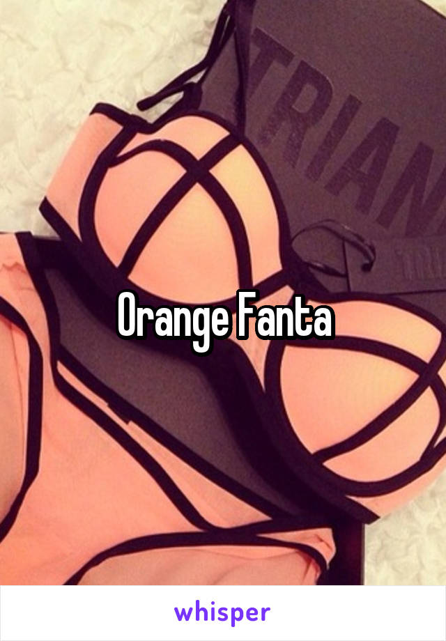 Orange Fanta