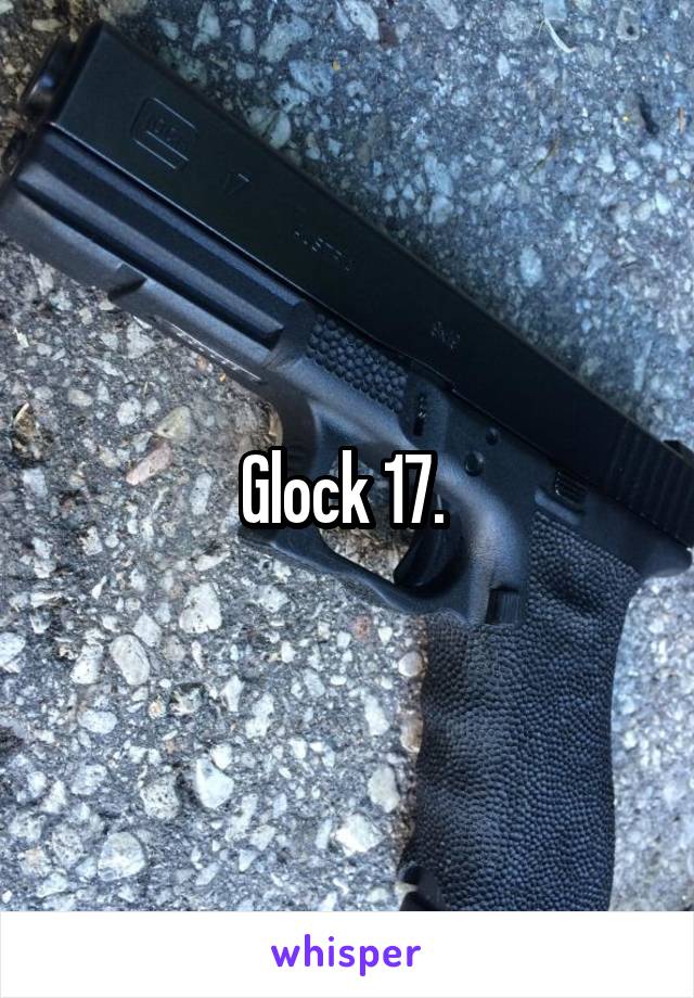 Glock 17. 