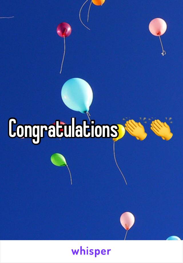 Congratulations 👏👏