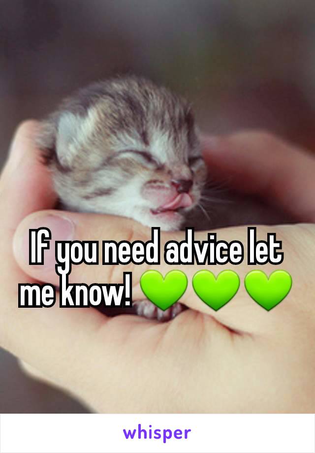 If you need advice let me know! 💚💚💚