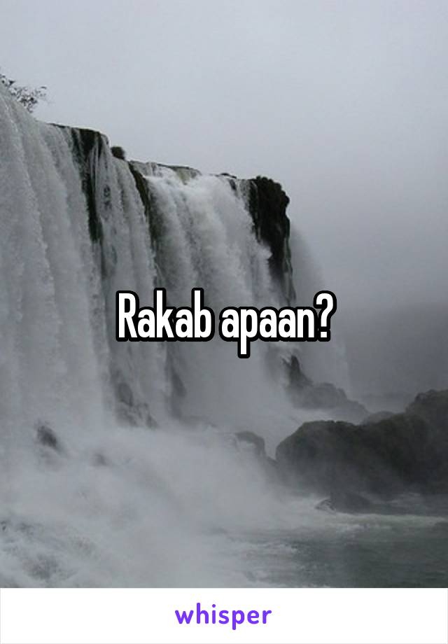 Rakab apaan?