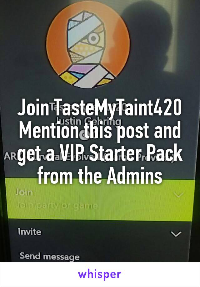 Join TasteMyTaint420
Mention this post and get a VIP Starter Pack from the Admins