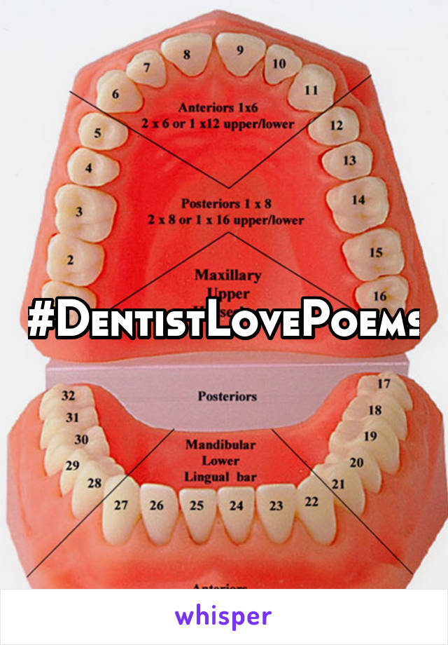 #DentistLovePoems