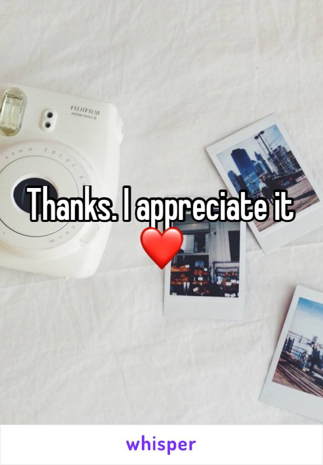 Thanks. I appreciate it ❤️