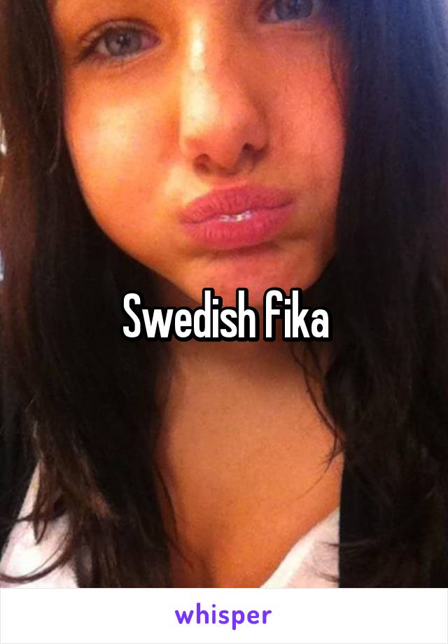 Swedish fika