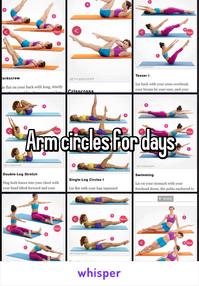Arm circles for days