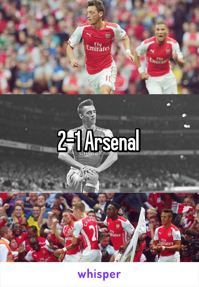 2-1 Arsenal 