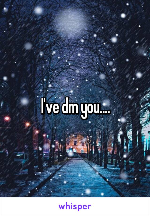I've dm you....