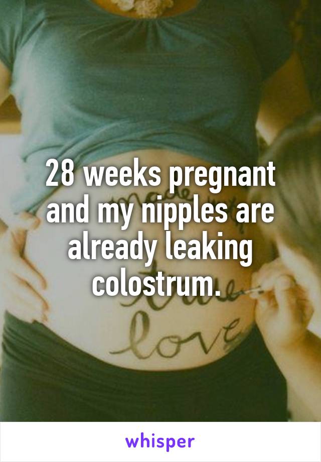 leaking-colostrum-weird-cravings-23-week-pregnancy-update-belly