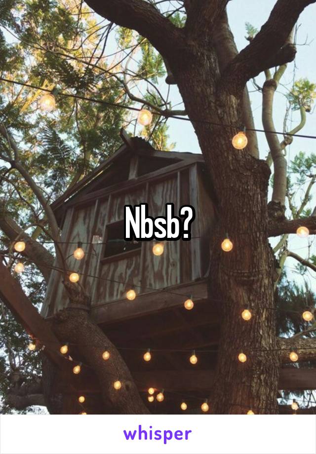 Nbsb?