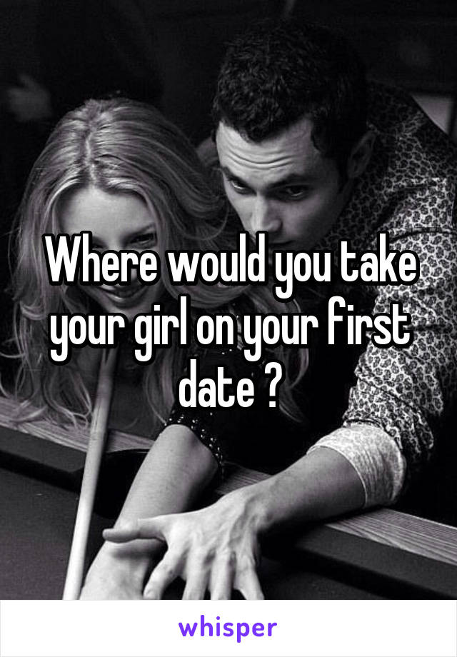 Where would you take your girl on your first date ?