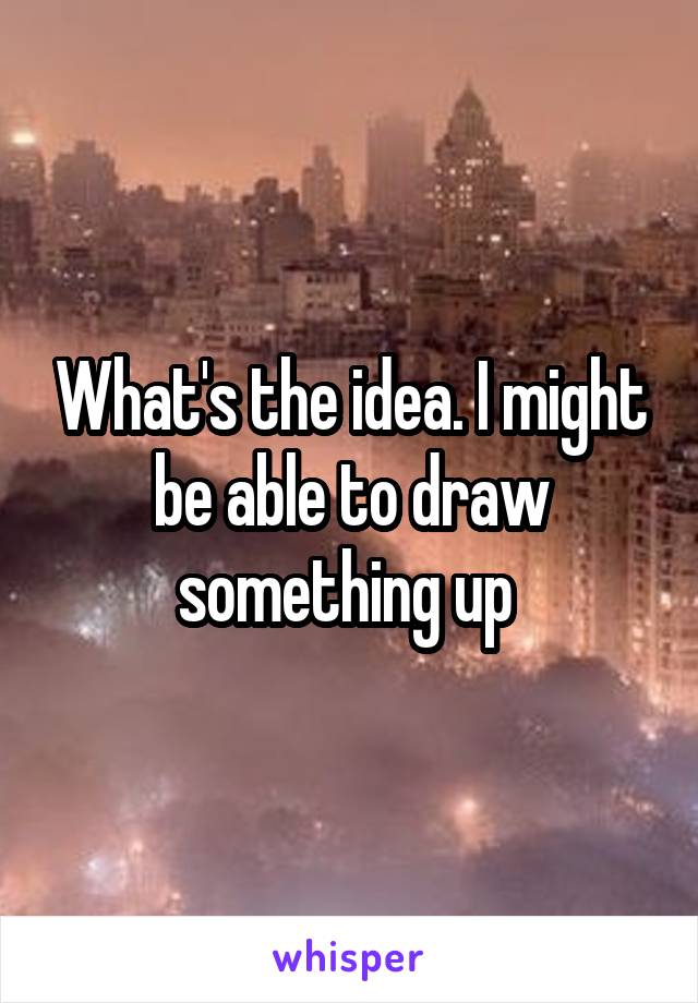 What's the idea. I might be able to draw something up 