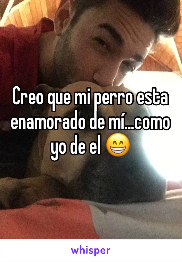 Creo que mi perro esta enamorado de mí...como yo de el 😁