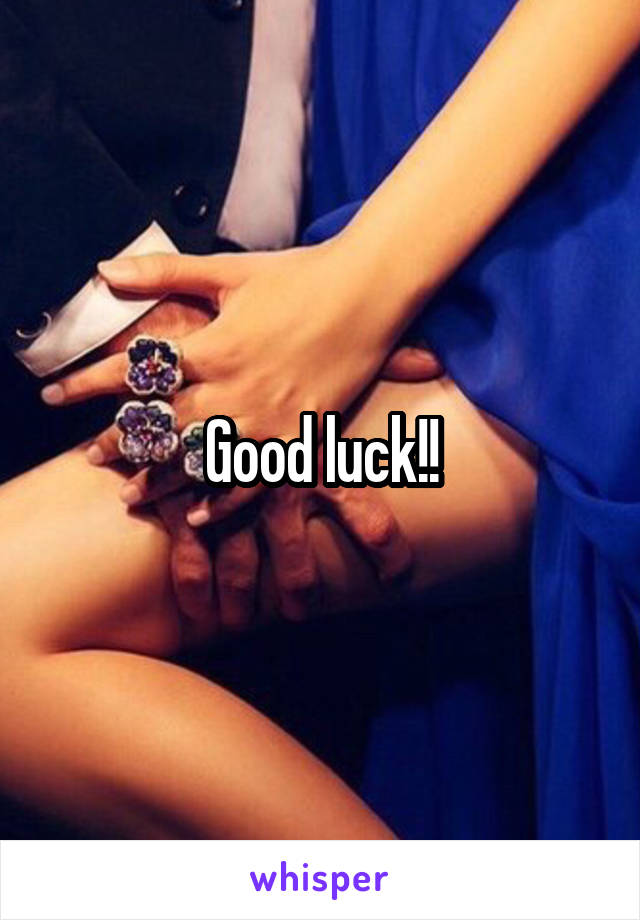 Good luck!!