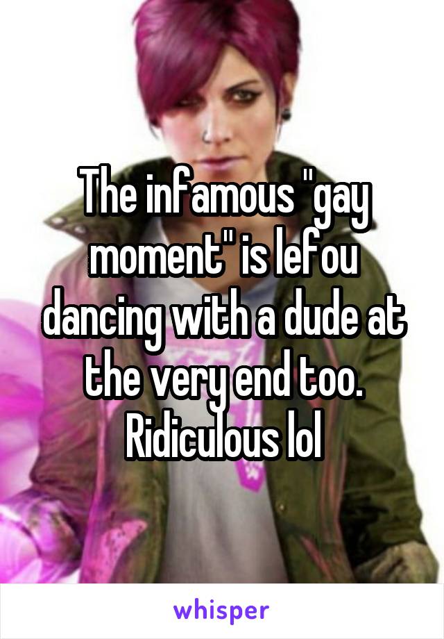 The infamous "gay moment" is lefou dancing with a dude at the very end too. Ridiculous lol