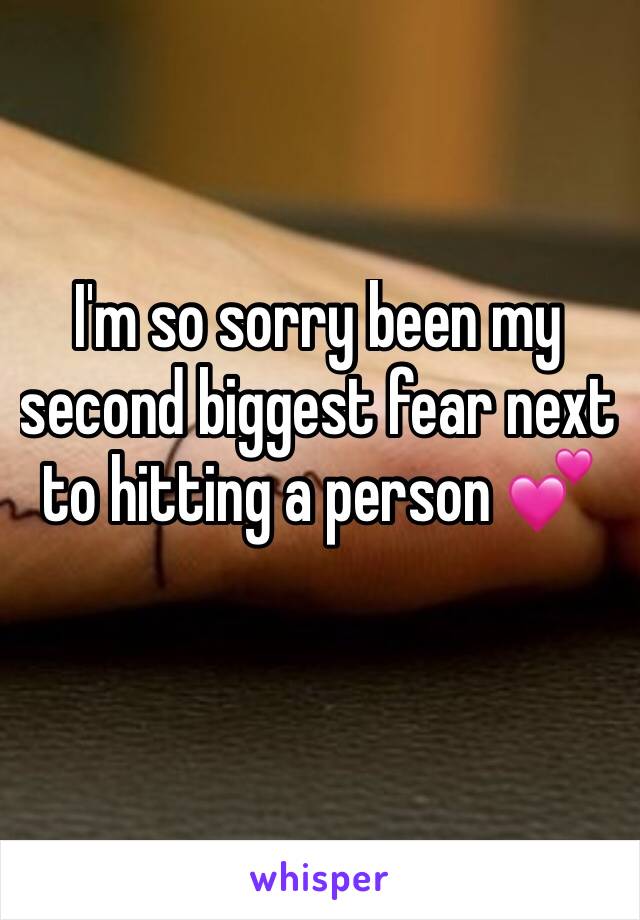 I'm so sorry been my second biggest fear next to hitting a person 💕