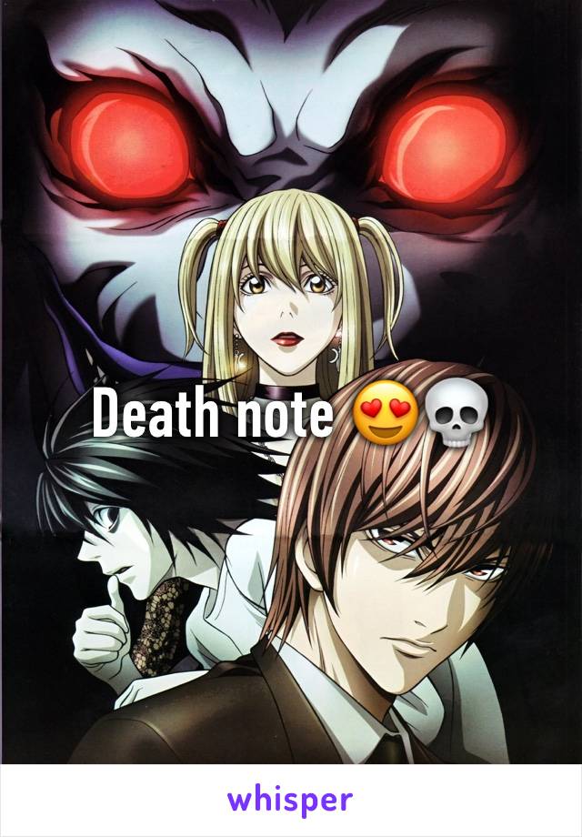 Death note 😍💀