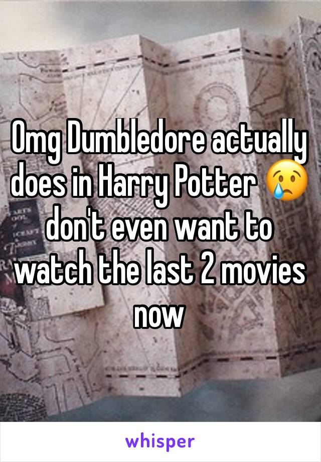 Omg Dumbledore actually does in Harry Potter 😢 don't even want to watch the last 2 movies now 