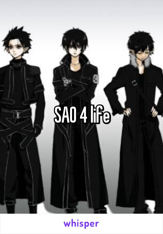 SAO 4 life