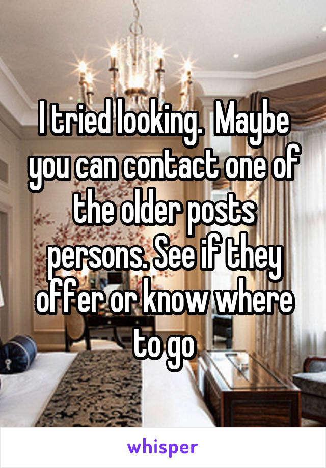 I tried looking.  Maybe you can contact one of the older posts persons. See if they offer or know where to go
