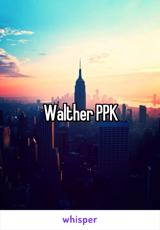 Walther PPK