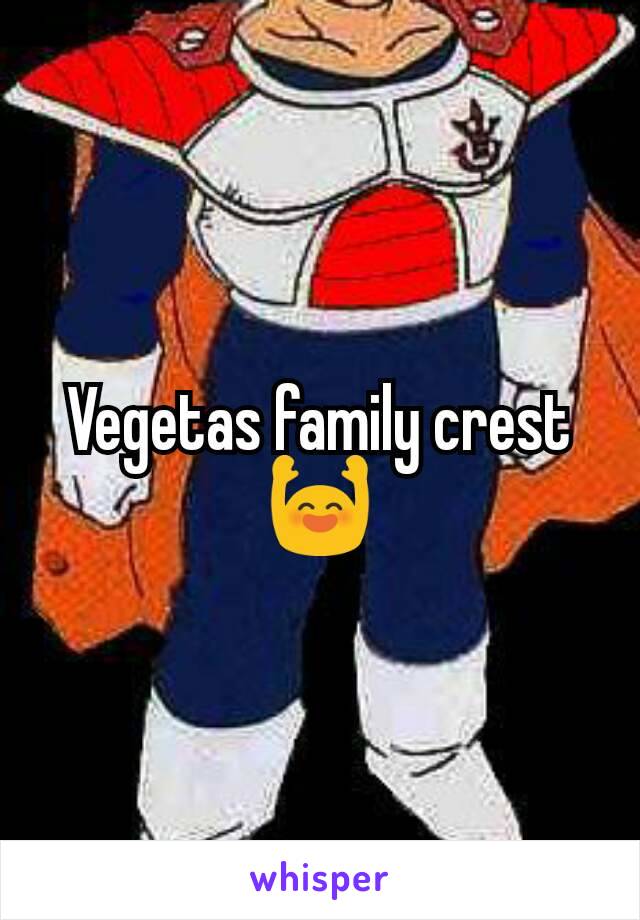 Vegetas family crest  🙌