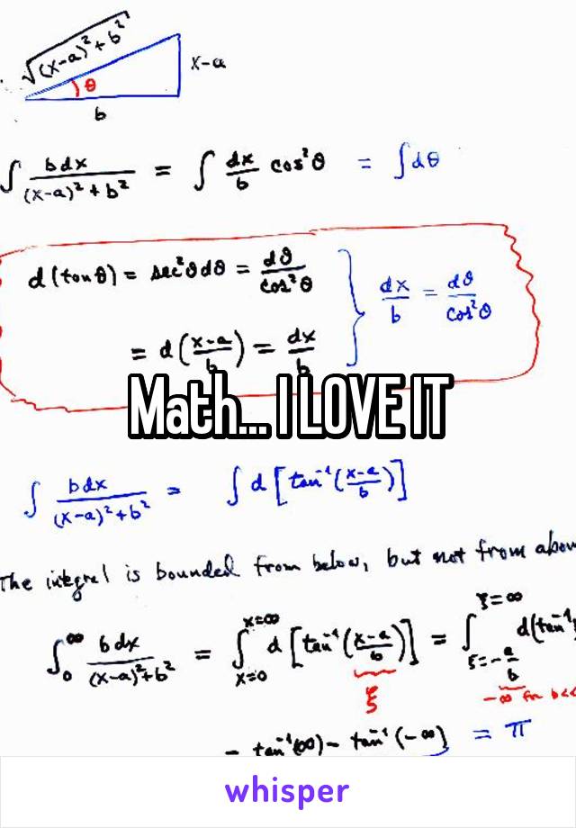 Math... I LOVE IT