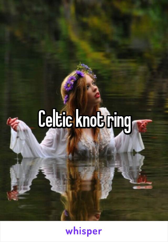 Celtic knot ring