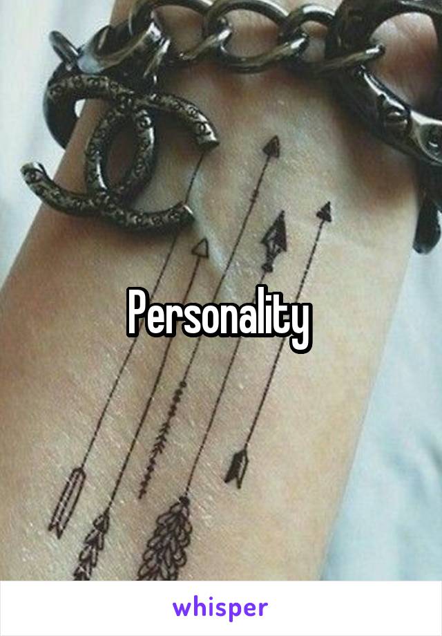 Personality 