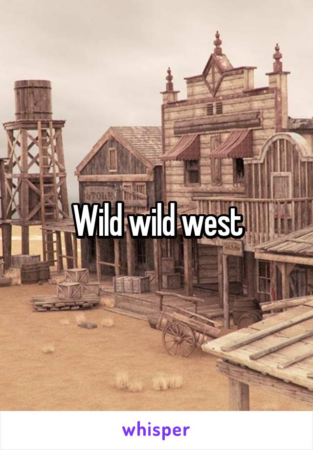 Wild wild west