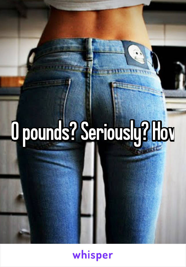 10 pounds? Seriously? How