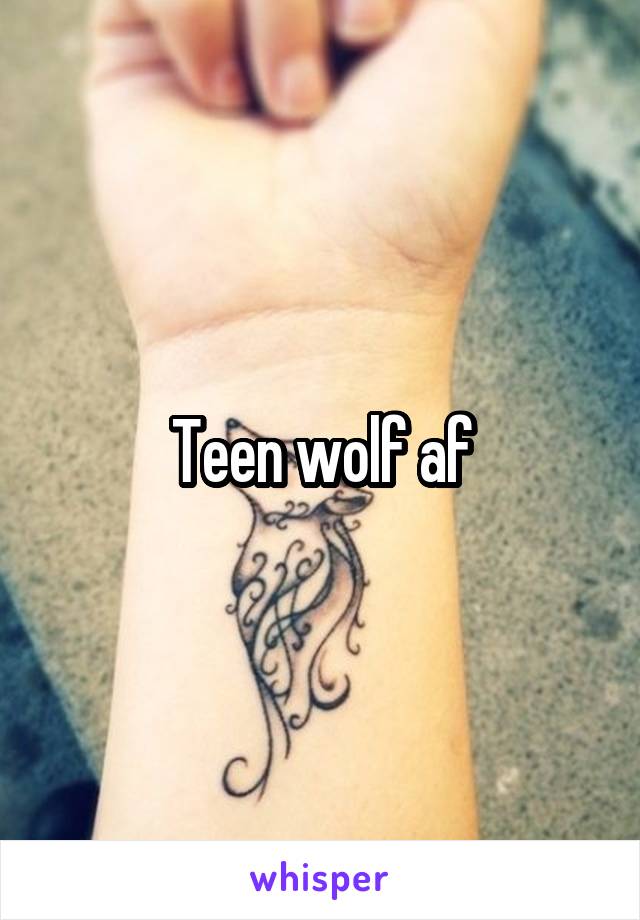 Teen wolf af