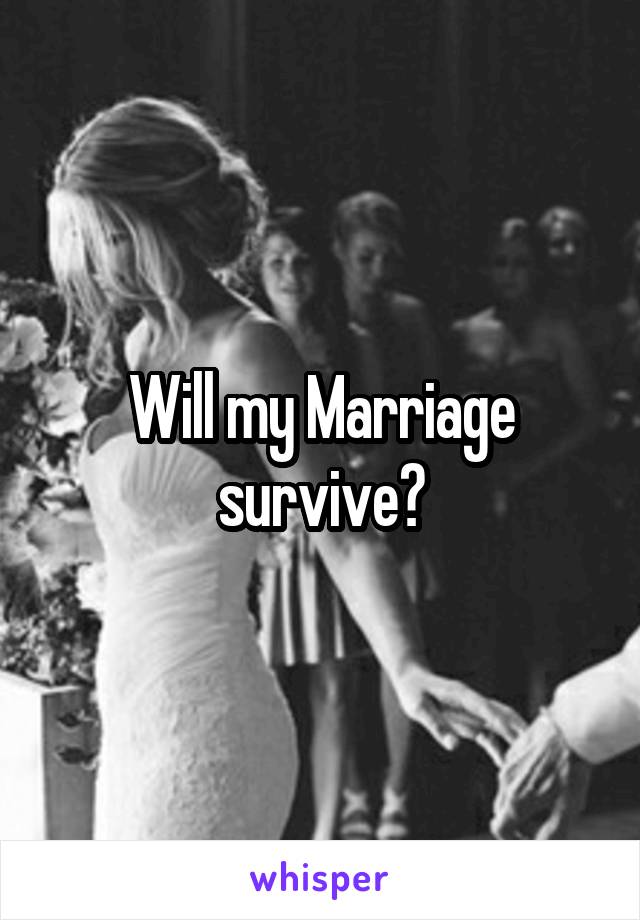 Will my Marriage survive?