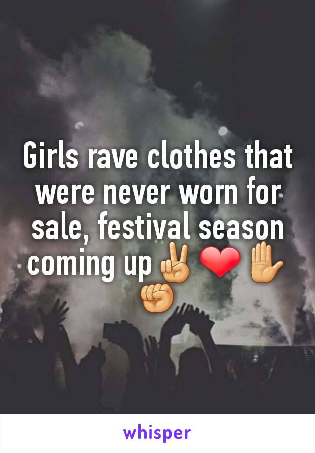 Girls rave clothes that were never worn for sale, festival season coming up✌❤✋✊