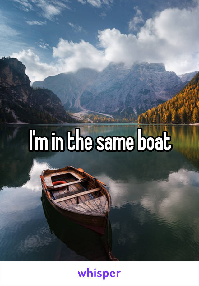 I'm in the same boat