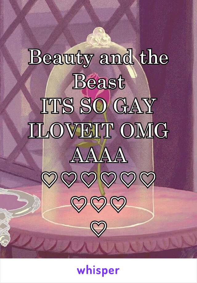 Beauty and the Beast
ITS SO GAY ILOVEIT OMG
AAAA
♡♡♡♡♡♡
♡♡♡
♡