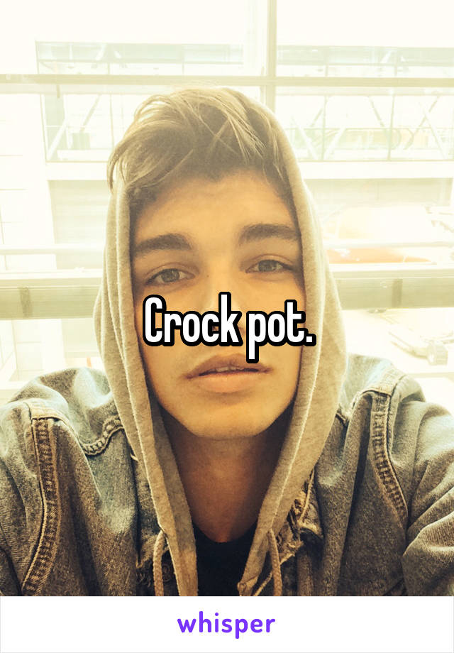 Crock pot.