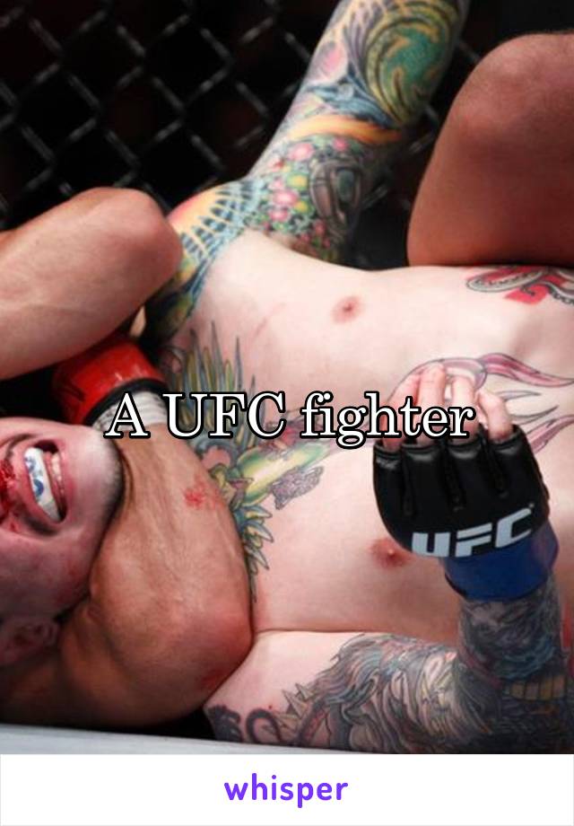 A UFC fighter