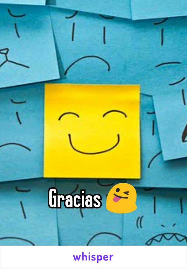 Gracias 😜