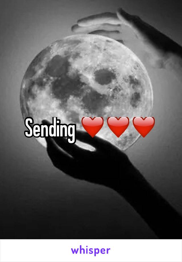 Sending ❤️❤️❤️