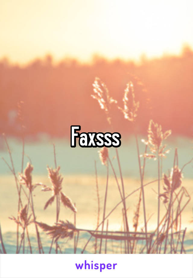 Faxsss 