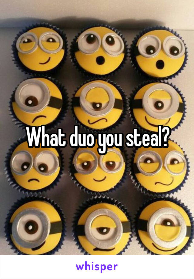 What duo you steal?