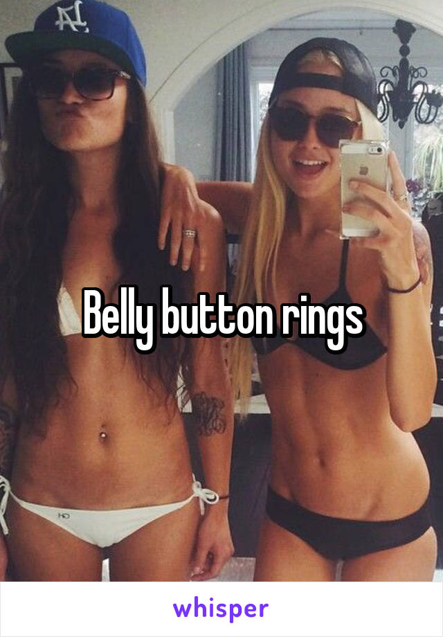 Belly button rings