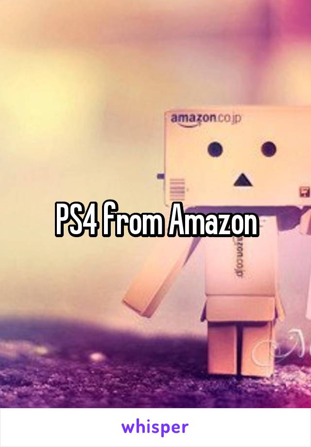 PS4 from Amazon